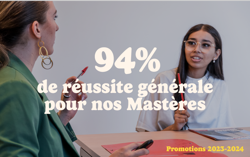 taux de reussite Mastères écoles vidal